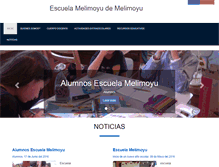Tablet Screenshot of melimoyu.demcisnes.cl